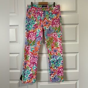Lauren Ralph Lauren Floral Stretch Cropped Pants